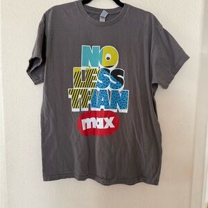 Gildan Gray Tee with Colorful Graphic